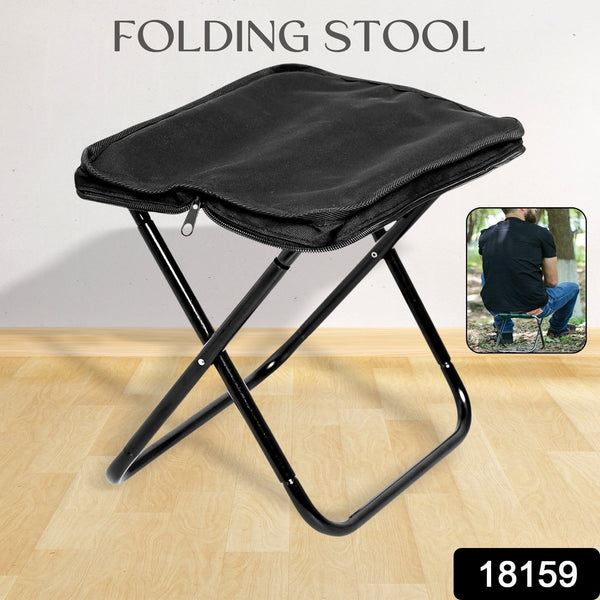 Folding Camping Stool Collapsible Camp Stool Portable Seat Travel Little Stools (1 Pc) - luckystorebuy.in