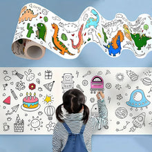 Fun and Educational Coloring Roll (1 Pc) - luckystorebuy.in