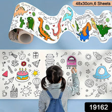 Fun and Educational Coloring Roll (1 Pc) - luckystorebuy.in