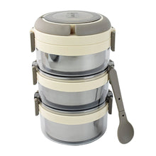 Ganesh Steko - 3 Triple Layer Stainless Steel Insulated Lunch Box Set - luckystorebuy.in