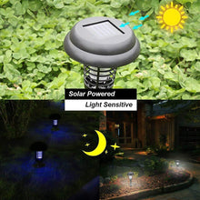 Garden Lighting UV LED Solar Powered LED Mosquito Trap / Bug Zapper (2 Pc) - luckystorebuy.in