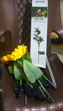 Garden Solar Sunflower Outdoor LED Light Inserted Ground Simulation Plant (4 Pcs Set) - luckystorebuy.in