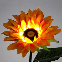 Garden Solar Sunflower Outdoor LED Light Inserted Ground Simulation Plant (4 Pcs Set) - luckystorebuy.in