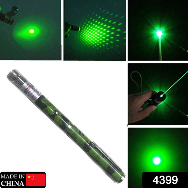 Green Multipurpose Laser Light Disco Pointer Pen Beam With Adjustable Antena Cap To Change Project Design - luckystorebuy.in