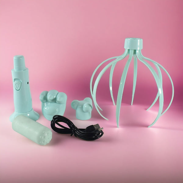 Head Massager Scalp Massaging Tool Relaxation Tool (1 Pc) - luckystorebuy.in