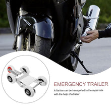 Heavy - Duty Motorcycle Front Wheel Parking Roller Stand (1 Pc) - luckystorebuy.in