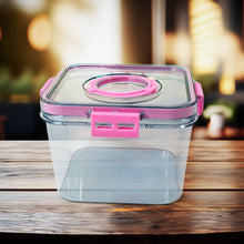 High Quality Plastic Food Storage Container Clear Washable Refrigerator Food Box Food Container Fruit Box Container with Lid (1400 ML) - luckystorebuy.in