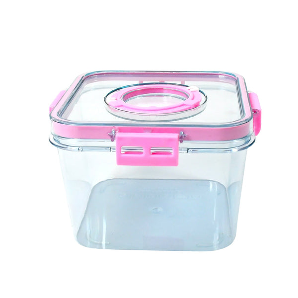 High Quality Plastic Food Storage Container Clear Washable Refrigerator Food Box Food Container Fruit Box Container with Lid (1400 ML) - luckystorebuy.in
