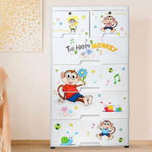 Kid's Plastic Chest of 6 Drawers, Multi - Purpose Storage Organizer/Wardrobe for Kids - luckystorebuy.in