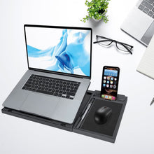 Laptop Stand Suitable Portable Foldable Compatible with MacBook Notebook Tablet Tray Desk Table Book with Free Phone Stand - luckystorebuy.in