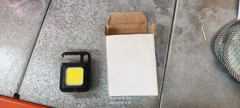 LED Battery Operated Keychain Flashlight with Folding Bracket Bottle Opener (1 Pc) - luckystorebuy.in