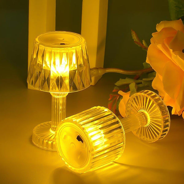 LED Candle lamp, Table Lamp Portable Plastic Lamps (1 Pc / Small) - luckystorebuy.in