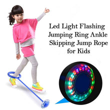 Led Light Flashing Jumping Ring Ankle Skipping Jump Rope for Kids - luckystorebuy.in
