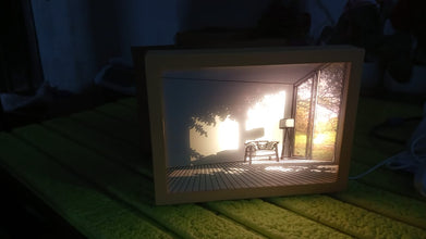 LED NightPainting Decoration Picture Frame Light (1 Pc / 20×15 CM) - luckystorebuy.in