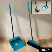 Long Handle Dustpan and Brush 2 Piece Set for Sweeping Cleaning Home Office, Supdi - luckystorebuy.in