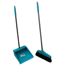 Long Handle Dustpan and Brush 2 Piece Set for Sweeping Cleaning Home Office, Supdi - luckystorebuy.in
