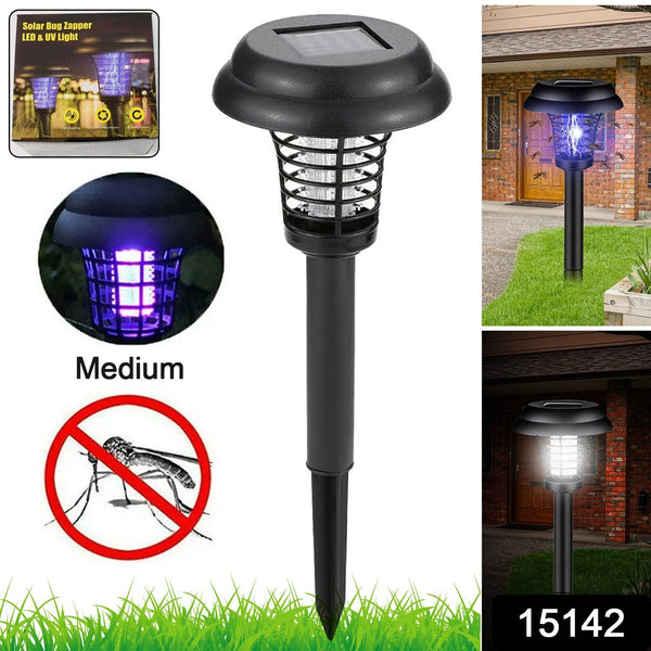 Medium Garden Solar Powered LED Mosquito Trap / Bug Zapper (1 Pc) - luckystorebuy.in