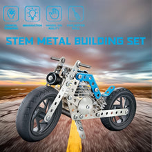 Metal Bike Creative Mechanical Construction Engineering Kit 140 Part of Bike Tool / 1 Set 】 - luckystorebuy.in