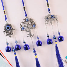 Metal Evil Eye Wind Chime Bells (Mix Design / 1 Pc) - luckystorebuy.in