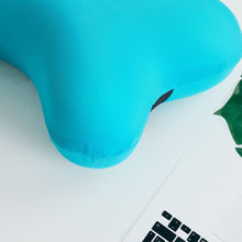 Microbead Roll Neck Pillow Mini Microbeads Bone Type Travel Pillow Soft Cushion Back Head Neck Support - luckystorebuy.in