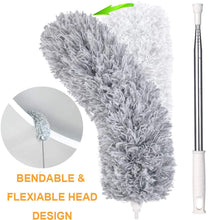 Microfiber Dusters for Cleaning, Telescoping Feather Duster with 100 inches Extendable Handle Pole, Dusting Cleaning Tools for Cleaning High Ceiling, Ceiling Fan, Blinds, Cobwebs, Furniture, Cars - luckystorebuy.in