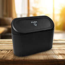 Mini Car Trash Can with Lid, Waterproof Car Trash Bin Storage Box (1 Pc) - luckystorebuy.in