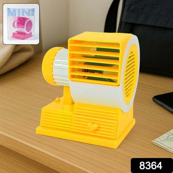 Mini Dual - Blade Portable USB Table Fan - luckystorebuy.in