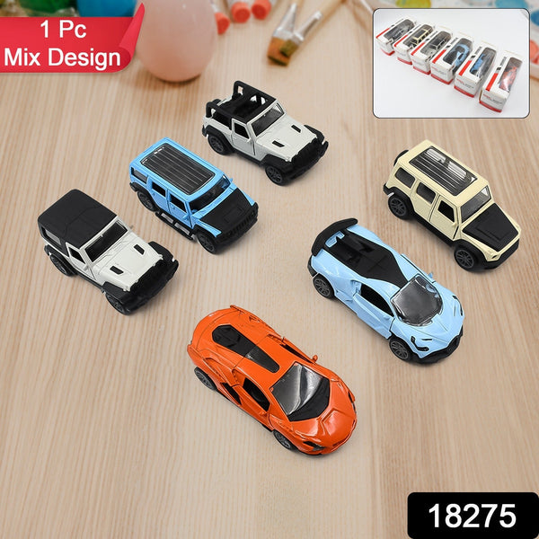 Mini Pull Back Car Widely Used By Kids (1 Pc / Mix Color / Design) - luckystorebuy.in