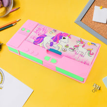 Multi Purpose Gadget Jumbo Pencil Box Compass With Calculator Jumbo 2 Side Slot Geometry Box Compass Use School , Traveling & Studio - luckystorebuy.in