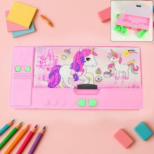 Multi Purpose Gadget Jumbo Pencil Box Compass With Calculator Jumbo 2 Side Slot Geometry Box Compass Use School , Traveling & Studio - luckystorebuy.in