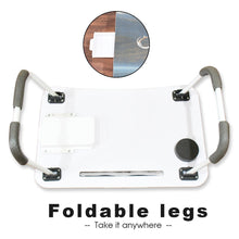 Multi - Purpose Laptop Desk for Study and Reading with Foldable, Cupholder & Drawer (1 Pc / Mix Catoon Design / 58×38 Cm) - luckystorebuy.in