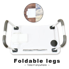 Multi - Purpose Laptop Desk for Study and Reading with Foldable, Cupholder & Drawer (1 Pc / Mix Catoon Design / 58×38 Cm) - luckystorebuy.in