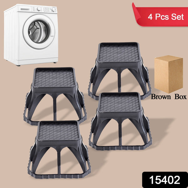Multi - Purpose Plastic Washing Machine Stand (4 Pcs Set) - luckystorebuy.in