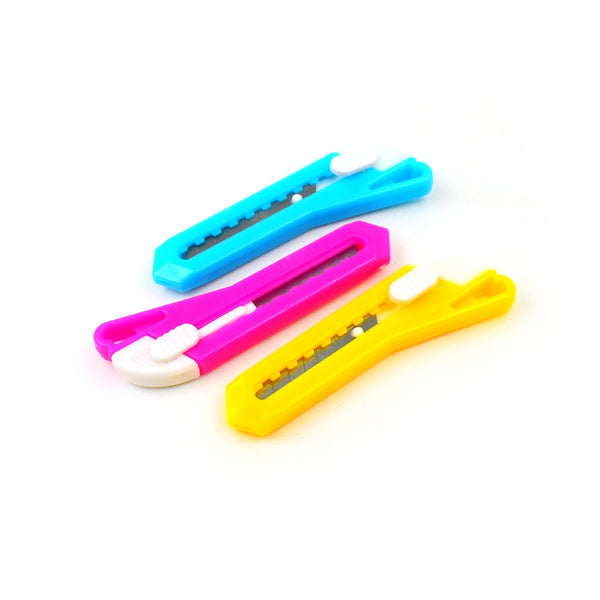 Multi - Use Small Iron Cutter, Utility Knife (3 Pcs Set) - luckystorebuy.in