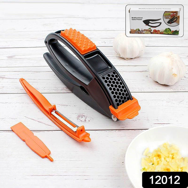 Multifunctional Garlic Press, Garlic Mincing & Crushing Tool (1 Pc) - luckystorebuy.in