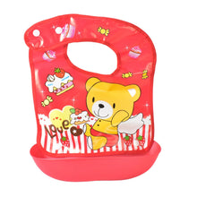 Multifunctional Waterproof BPA Free Reusable Soft Fabric Plastic Baby Bib (1 Pc) - luckystorebuy.in