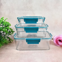Multipurpose Plastic Containers / Lunch Boxes (3 Pcs Set / 1500, 750, 350 ML Approx) - luckystorebuy.in
