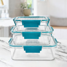 Multipurpose Plastic Containers / Lunch Boxes (3 Pcs Set / 1500, 750, 350 ML Approx) - luckystorebuy.in
