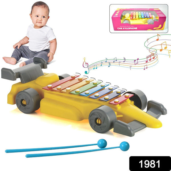 Musical Car Piano Xylophone Toy, Plastic Car Xylophone (1 Set) - luckystorebuy.in