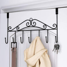 Over The Door Hanger Rack 7 Hooks Decorative Ognazier Hook (1 Pc) - luckystorebuy.in