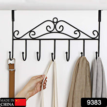 Over The Door Hanger Rack 7 Hooks Decorative Ognazier Hook (1 Pc) - luckystorebuy.in