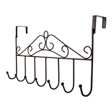 Over The Door Hanger Rack 7 Hooks Decorative Ognazier Hook (1 Pc) - luckystorebuy.in