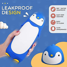 Penguin Water Bottle Penguin Cartoon Water Bottle Funny Travel Mug Insulated, Inner glass Vacuum Water Bottle - luckystorebuy.in