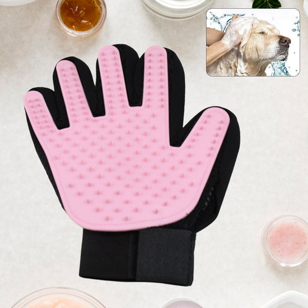 Pink Gloves, Gloves Bathing Tool (1 Pc) - luckystorebuy.in