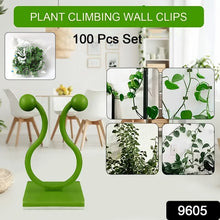 Plant Climbing Wall Fixture Clip Self - Adhesive Hook (100 Pcs Set) - luckystorebuy.in