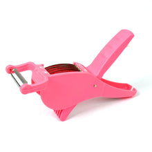 Plastic 2 in 1 Vegetable & Fruit Multi Cutter 5 Blade Vegetable Cutter with Peeler (1 Pc / Multicolor) - luckystorebuy.in