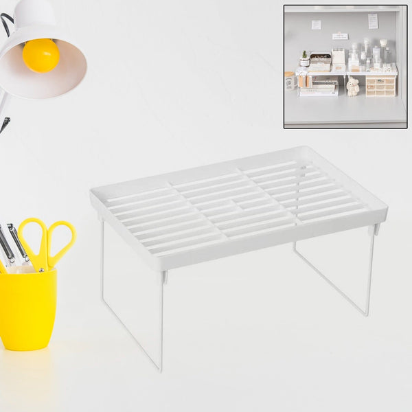 Plastic Bathroom Organizer Kitchen Utility Storage Rack (32x19.5 Cm / 1 Pc) - luckystorebuy.in