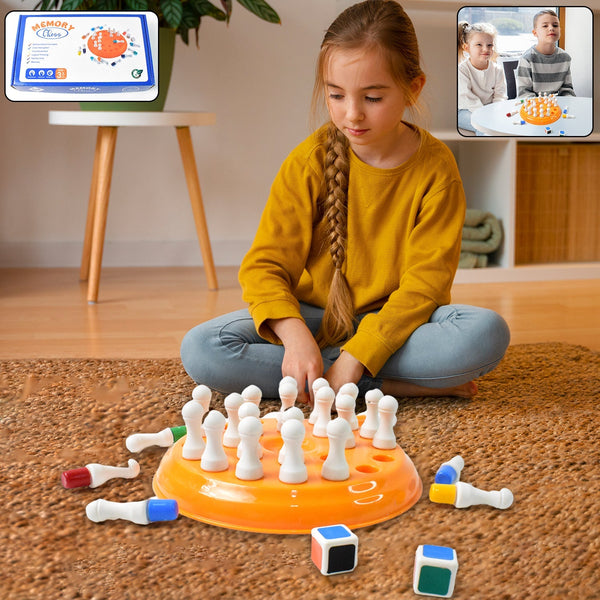 Plastic Brain Teaser Memory Chess Game (1 Set) - luckystorebuy.in