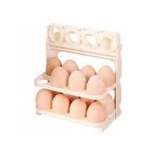 Plastic Foldable Egg Tray | 24 Grid Egg Storage Box (1 Pc) - luckystorebuy.in