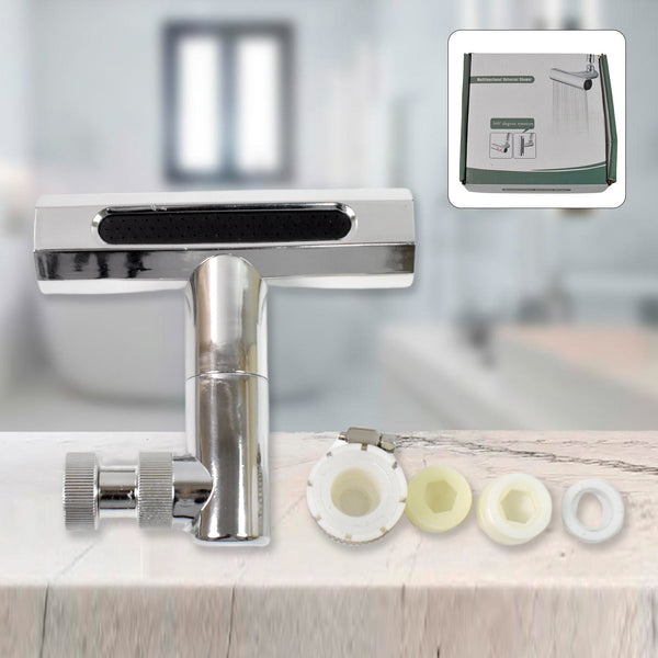 Plastic Multifunctional Universal Shower Head - Adjustable, High Pressure & Water Saving (1 Pc) - luckystorebuy.in